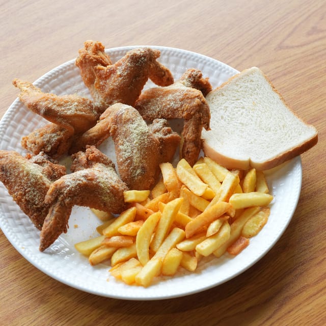 Chicken Wings Meal.